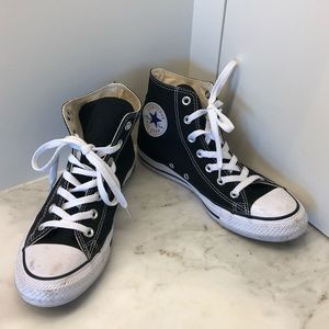 Black and White Converse